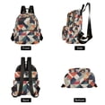 thumbnail image 4 of FORMRS Mini Backpack Purse for Women Travel Daypack Casual Shoulder Bag, Geometric Pattern, 4 of 7