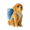 thumbnail image 2 of Perro titular de la pluma de escritorio organizador de pluma regalo ideal contenedor de almacenamiento resina escritorio decoración pluma lápiz taza Azul, 2 of 8