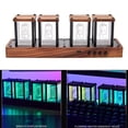 thumbnail image 4 of RGB Nixie Tubes Clock LED Desktop Clock - Electronic 5V Nixie Four tubes finished, 4 of 8