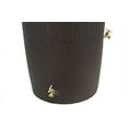 thumbnail image 4 of Good Ideas Impressions Bali 50 Gallon Flat Top Rain Saver - Dark Brown, 4 of 5