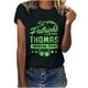 thumbnail image 1 of Camisetas con estampado del Día de San Patricio y cuello redondo para mujer, blusas femeninas cómodas a la moda, Tops Fridja bn1523, 1 of 6