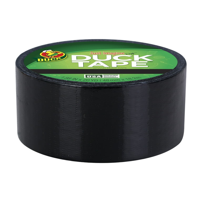 Duck Brand 1.88 in. x 20 yd. Black Colored Duct Tape