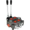 thumbnail image 2 of 2 Spool 25 GPM Hydraulic Directional Control Valve, 3000 PSI BSPP Ports Double Acting Hydraulic Valve with Joystick, 2 of 6