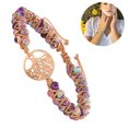 thumbnail image 2 of Pulseras de cristal curativo para mujer, gomstones naturales, cuentas de piedra de Reiki Chakras, Anxiet brand modelStyleType, 2 of 2