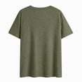 thumbnail image 5 of Paguaki T Shirts for Women Short Sleeve V Neck Fashion Casual Printed Graphic Summer Tee Blouse, 5 of 9