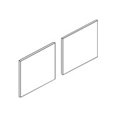 thumbnail image 1 of HON HONLDR72LMLP1 Portes en Stratifié Mod de 72 Po, Blanc Simple - Ensemble de 2, 1 of 1