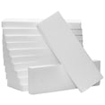 thumbnail image 1 of Bloques rectangulares de espuma Juvale, 30 x 10 x 2,5 cm, color blanco, paquete de 12, 1 of 9