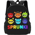 thumbnail image 1 of Sprunki Backpack Cute Cartoon Character 3d Printed Travel Backpack Hiking Large Capacity Backpack Lightweight Backpack, 1 of 8