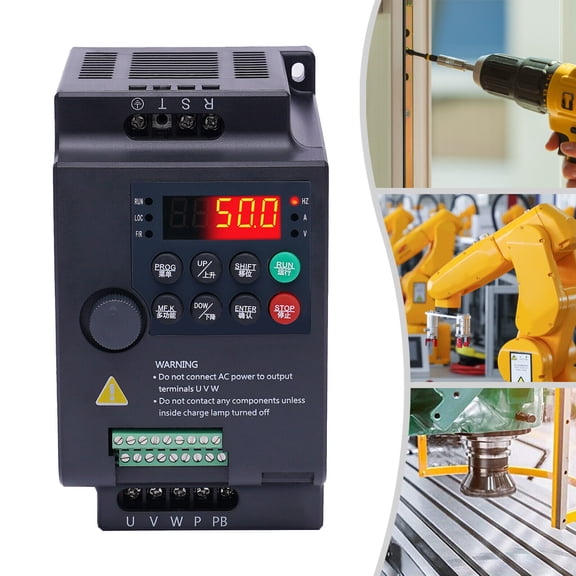 220V Single Phase-3-Phase Variable Frequency Drive Converter Motor VFD 2.2KW 3HP