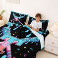 thumbnail image 3 of Manfei Ball Games Bed Sheets,Baseball Ice Cream King Sheets For Monogrammed T Lover 4 Pieces, 3 of 5