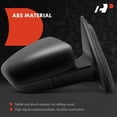 thumbnail image 3 of A-Premium Passenger Side Power Door Mirror - Compatible with Volkswagen Jetta 2011-2018 - Heated Manual Folding Black Textured Outside Rear View Mirror w/Turn Signal, w/Memory, 3 of 8