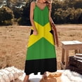 BIG UP Jamaica Flag Skirt Hot Reggae TShirt Duvet Sleeveless Dress