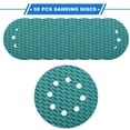 thumbnail image 4 of 50 Piezas de Discos de Lijado de 5 Pulgadas 8 Agujeros 400 Granos Papel de Lija con Gancho y Asa Universal para Reparación Automotriz Azul, 4 of 7