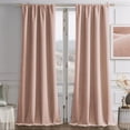 thumbnail image 1 of Cortinas Joydeco de Terciopelo Aislantes Térmicas 132x183 cm Rosa, 1 of 7
