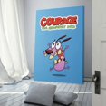 thumbnail image 3 of Coraje, el Perro Cobarde Cuadro decorativo colgante - Arte de pared - Póster enmarcado - Decoración de pared - Regalos para familia, amigos y aficionados 40*60 cm, 3 of 6