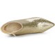 thumbnail image 5 of De las mujeres Brillo Dedo Puntiagudo Tacones de aguja Botines Oro 41, 5 of 7