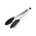 thumbnail image 2 of KitchenAid Silicone Tipped Stainless Steel Tongs, 10.26 Inch, Black, 2 of 5