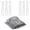 Silver, variant on U Shaped Hair Pins for Updos, Thick Metal Bobby Pins Secure Wedding Bun & Bridal Hairstyles, Salon Grade No Slip Hairpins 50 Count