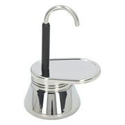 Single Spout Mocha Pot Stainless Steel Lightweight Italian Coffee Maker for Outdoor Camping Home QINAN