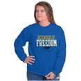 thumbnail image 4 of US Navy Logo Defenders of Freedom Unisex Plus Size Sweatshirt Brisco Brands 2X, 4 of 5