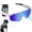 Blue lens+white frame, variant on 2026 AI Pro Sport Camera Glasses 4K, Video Recording Smart Glasses, Polarize Sunglasses for Cycling,Hiking