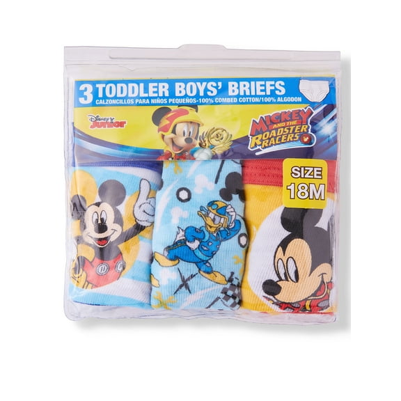 Mickey Mouse Briefs, 3-Pack (Toddler Boys)