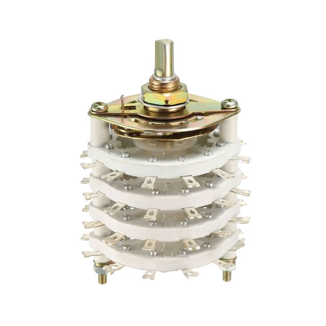 Unique Bargains 4P11T 4 Pole 11 Position 4 Deck Band Channel Rotary Switch Selector