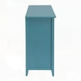 thumbnail image 4 of Teal Console Table with 6 Drawers & Basket-Front Design | Sturdy Wood Frame, 4 of 5