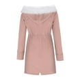 thumbnail image 3 of Manteau de Mode pour Femmes Mi-Long Veste d'Hiver Cardigan Fantaisie Automne Manches Longues, 3 of 7