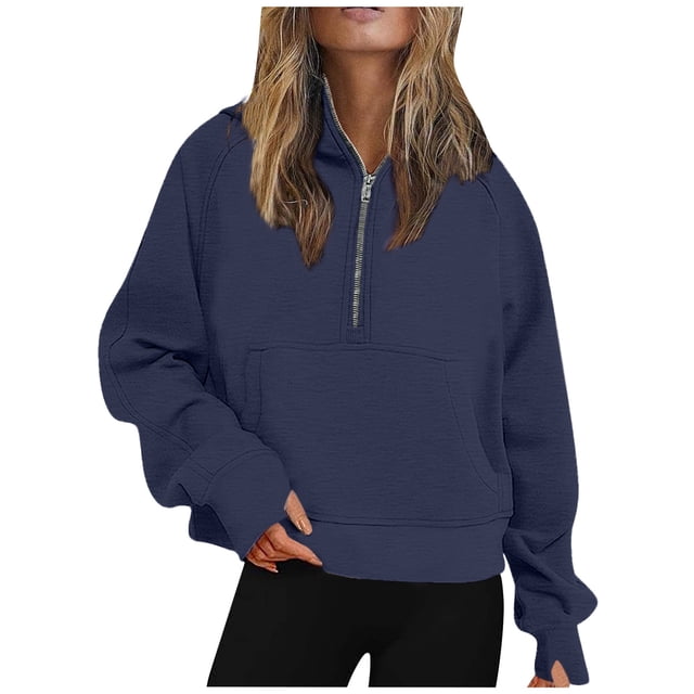 WEAIXIMIUNG Chandails en Molleton Graphiques pour Femmes Robe Chemise à Boutons Manches Longues Poches Taille Couleur Unie Longueur Midi