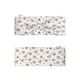 thumbnail image 3 of Fuzoiu Cute Cartoon Dogs Print Baby Bow Headband for Newborns, Baby Girl Head Wrap,Baby Shower Gift,Stretchy Hair Accessories for Newborn Infant Toddlers Kids, 3 of 5