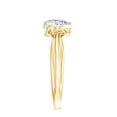 thumbnail image 3 of Certified Pear Lab Grown Diamond Engagement Ring, 0.6 Carat - EF-VS Quality - With Jewelry Box, 14K Yellow Gold, US 5.50, 3 of 8