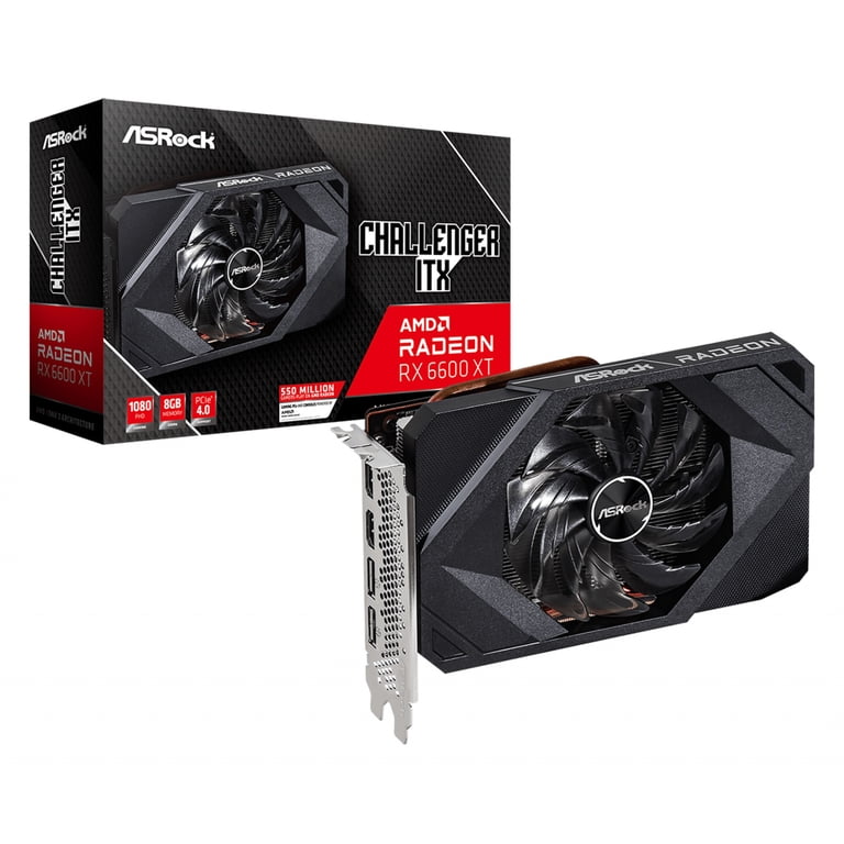 Asrock Challenger ITX AMD Radeon RX6600XT 8GB GDDR6 Graphics Card