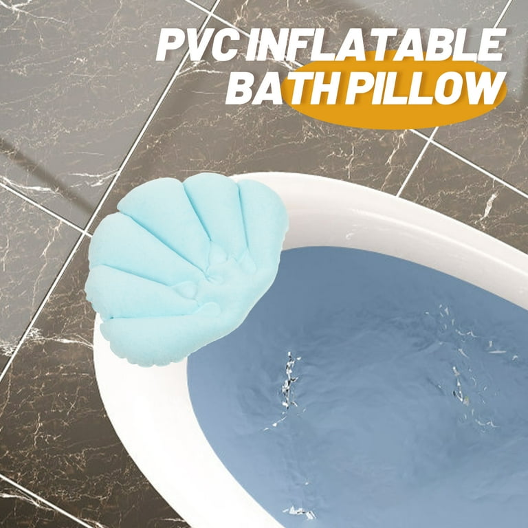 Inflatable bath pillow with suction cups cheap