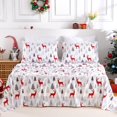 thumbnail image 2 of Christmas Bed Sheets King, Soft Brushed Microfiber Bed Sheet Set, 16 Inches Deep Pocket Fitted Sheet Winter Holiday Sheets Set, 2 of 9