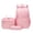 Y6-Pink, variant on Girls Backpack for Little Kids Waterproof Lightweight School Bookbag with Lunch Box Pencil Pouch Multi-Pocket Daisy Design for Elementary Students Ages 6-12,Pink