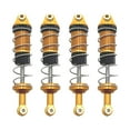 thumbnail image 1 of 4 piezas de amortiguadores RC 1:16 delanteros y traseros para 16207 y 16208 Oro, 1 of 9