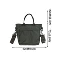 thumbnail image 2 of Bolso bandolera mini informal para mujer, de lona, para uso diario | Bolso bandolera ajustable para mujer | Bolso ligero de lona suave para ir al trabajo, de compras o para citas., 2 of 9
