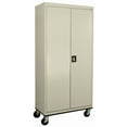 thumbnail image 2 of Sandusky Lee 22-Gauge Welded Steel Mobile Garage Storage Cabinet with Wheels, Putty, 2 of 8