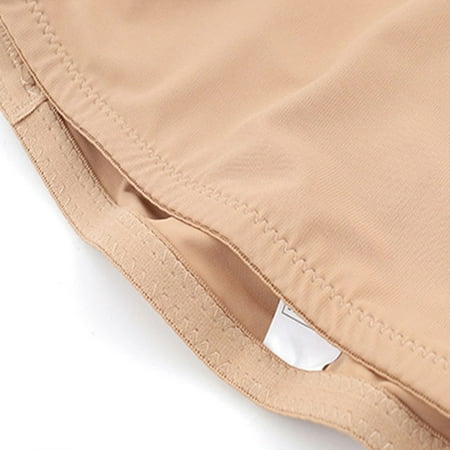 

dmqupv plus Size Sweat Band Women s Body Shaping Pants High Waist Abdominal Compression Pants Workout Waist Trainer with Zipper Beige Large
