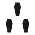thumbnail image 4 of Shengyu Black Gothic Style Coffin Storage Rack - Gift For Halloween Enthusiasts Long Term And Durability 3Set, 4 of 6