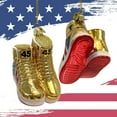 thumbnail image 3 of Kurt Adler President Trump Sneaker Glass Christmas Ornament For Tree Decoration, 3 of 4