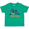 thumbnail image 3 of Inktastic My First Halloween, Witch Hat, Bats - Purple Black Boys or Girls Baby T-Shirt, 3 of 5