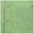 thumbnail image 4 of Manchester Camisa de Vestir Regular Fit  Verde Limon, 16.5" Cuello 34" Manga Manchester 5036K, 4 of 4