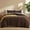 Brown01, variant on Striped Comforter Set Queen Size Luxury Milk Fleece Comforter Set Soft Velvet Feel Fluffy Bedding 3 Pcs Modern Stripes Pattern King Size Bed Set for All Seasons 1 Comforter 2 Pillowcases 250g Microfi