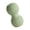Green, variant on YIFAEUX Peanut Massage Ball Deep Tissue Muscle Relaxation Double Lacrosse Roller Physical Therapy Leg Arm Waist Belly Back Foot Full Body Massager