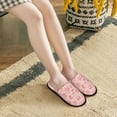 thumbnail image 6 of KLL Fox Slippers for Women Men House Slip on Indoor Outdoor Bedroom Furry Fleece Lined Ladies Comfy Anti-Skid Rubber Hard Sole-Medium, 6 of 8
