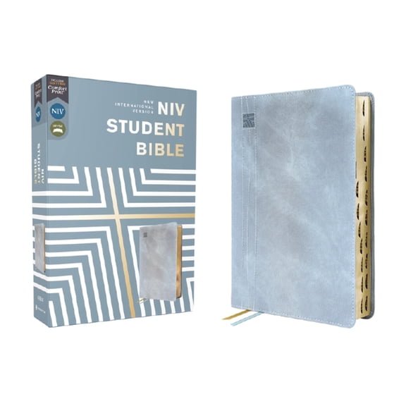 Niv, Student Bible, Leathersoft, Teal, Thumb Indexed, Comfort Print, (Hardcover)