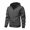Gray, variant on Hooded Jackets for Men Long Sleeve Full Zip Sweatshirt Jacket With Pockets Fashion Casual Sports Outerwear