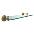 thumbnail image 2 of South Beach Collection Glass Vanity Shelf with Beveled Edges - Antique Brass / 22 Inch, 2 of 2